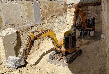excavation crawlers malta