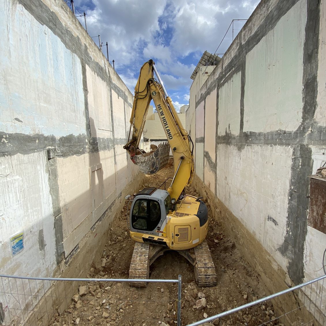 construction site crawler